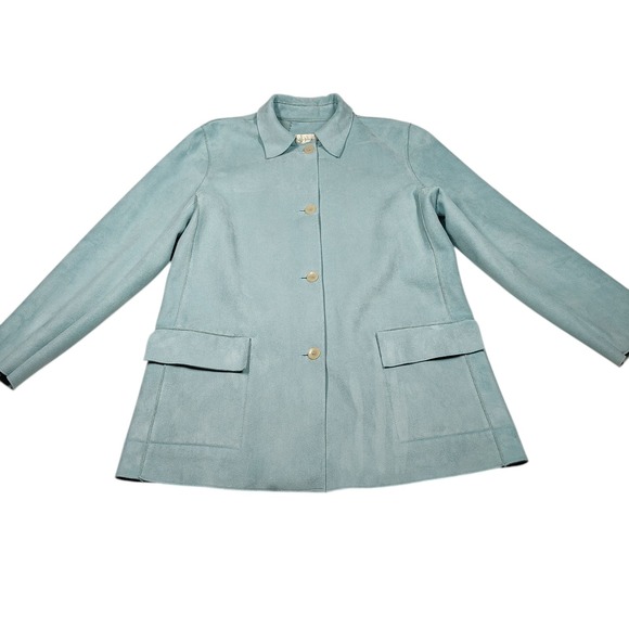 Harve Benard Jackets & Blazers - Harve Benard Blazer Jacket Womens Size 10 Blue 100% Polyester Preppy Office